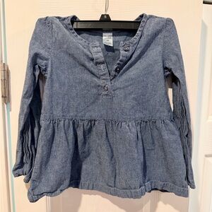 Carter's Classic Blue Kids Blouse